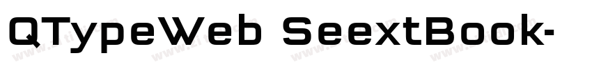 QTypeWeb SeextBook字体转换